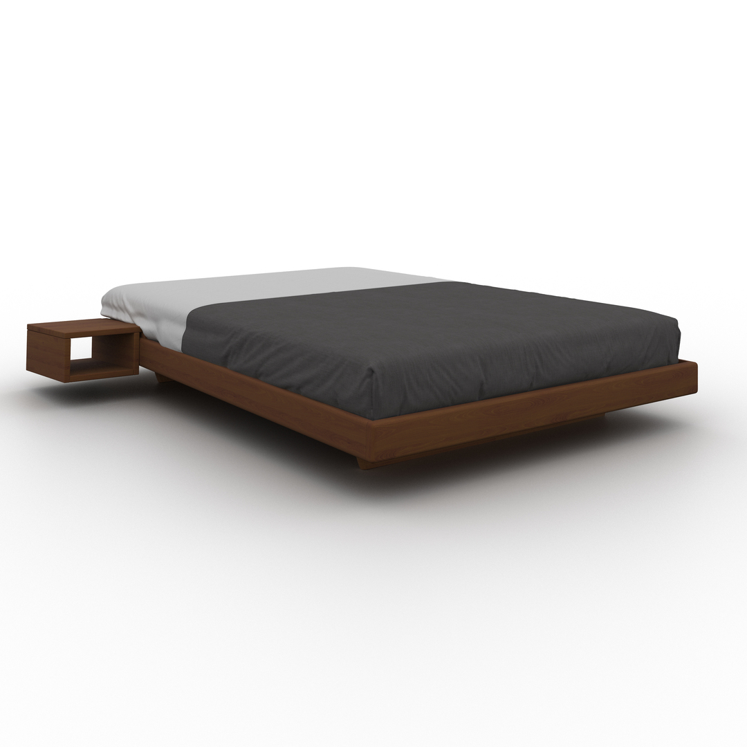 Utsikt Nattduksbord WoodMan CARRE valnöt WUA-01487 Nattduksbord WoodMan CARRE valnöt WUA-01487