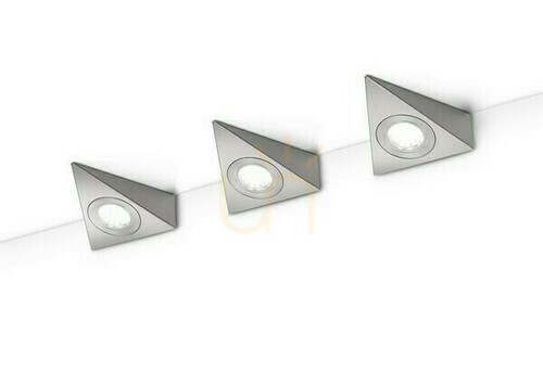 Kontrollera Trio ECCO 273370307 LED-underskåpslampor, 3-pack – matt nickel