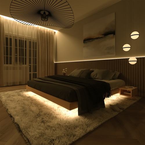 Kontrollera Säng WoodMan CARRE 140x200 i massivt bokträ WUA-01469