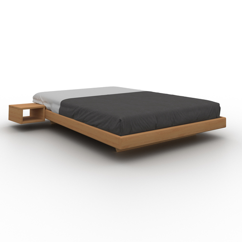 Kontrollera Bädd WoodMan Carre 200x200 karamell bokträ WUA-01482