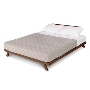 Dubbelsäng WoodMan Allegro 140x200 massiv bok, valnöt WUA-00796 small 2