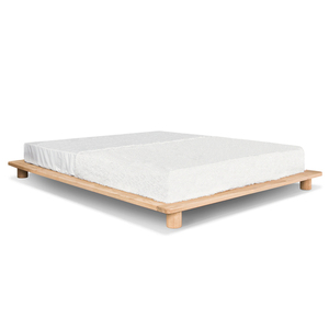 Säng WoodMan Cone dubbelsäng 140x200 bokträ japansk stil WUA-01061 small 0