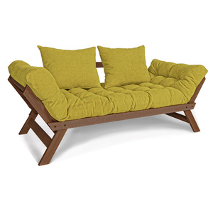 Bäddsoffa WoodMan Allegro bokträ grön WUA-00536 small 0