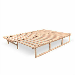 Soffa WoodMan Le MAR beige bokträ liggande 101225 small 4