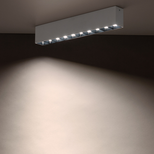 Kontrollera Nowodvorski MIDI LED 10053 vit utanpåliggande taklampa 40 W 4000 K