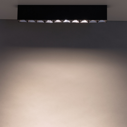 Kontrollera Nowodvorski MIDI LED 10060 svart ytmonterad armatur 10×LED 40 W 4000 K 38,5 cm