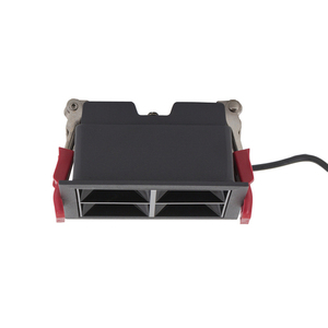 MIDI LED kvadratisk infälld armatur 16 W 4000 K svart 10064 Nowodvorski small 3