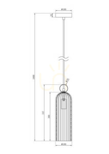 ANTIC taklampa MOD302PL-01GR Maytoni small 5
