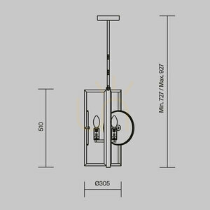 MARMO taklampa MOD099PL-03G Maytoni small 3