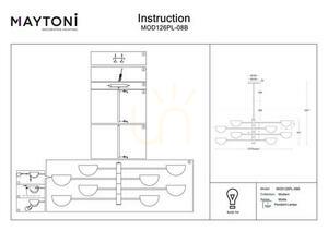 MOLLIS taklampa MOD126PL-08B Maytoni small 7