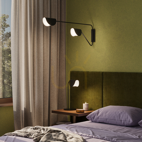 Kontrollera MOLLIS MOD126TL-01B bordslampa Maytoni