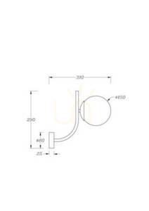 RENDEZ-VOUS vägglampa MOD109WL-01BS Maytoni small 7
