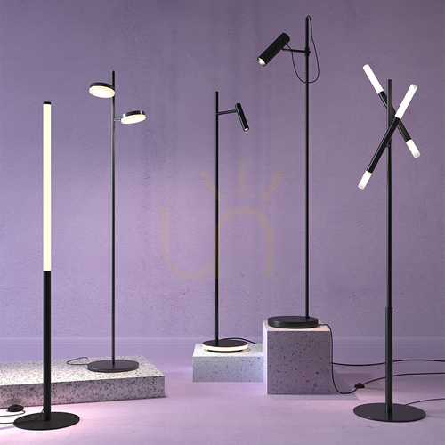 Kontrollera ESTUDO Z010FL-L8B3K golvlampa Maytoni