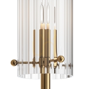 Maytoni ARCO MOD223WL-02BS vägglampa, mässing, 2 × G9, räfflat glas, 38 × 25 cm small 4