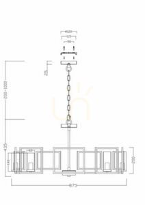 BOWI taklampa H009PL-08G Maytoni small 5