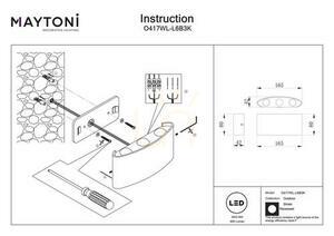 STRATO vägglampa O417WL-L6B3K IP54 Maytoni small 7