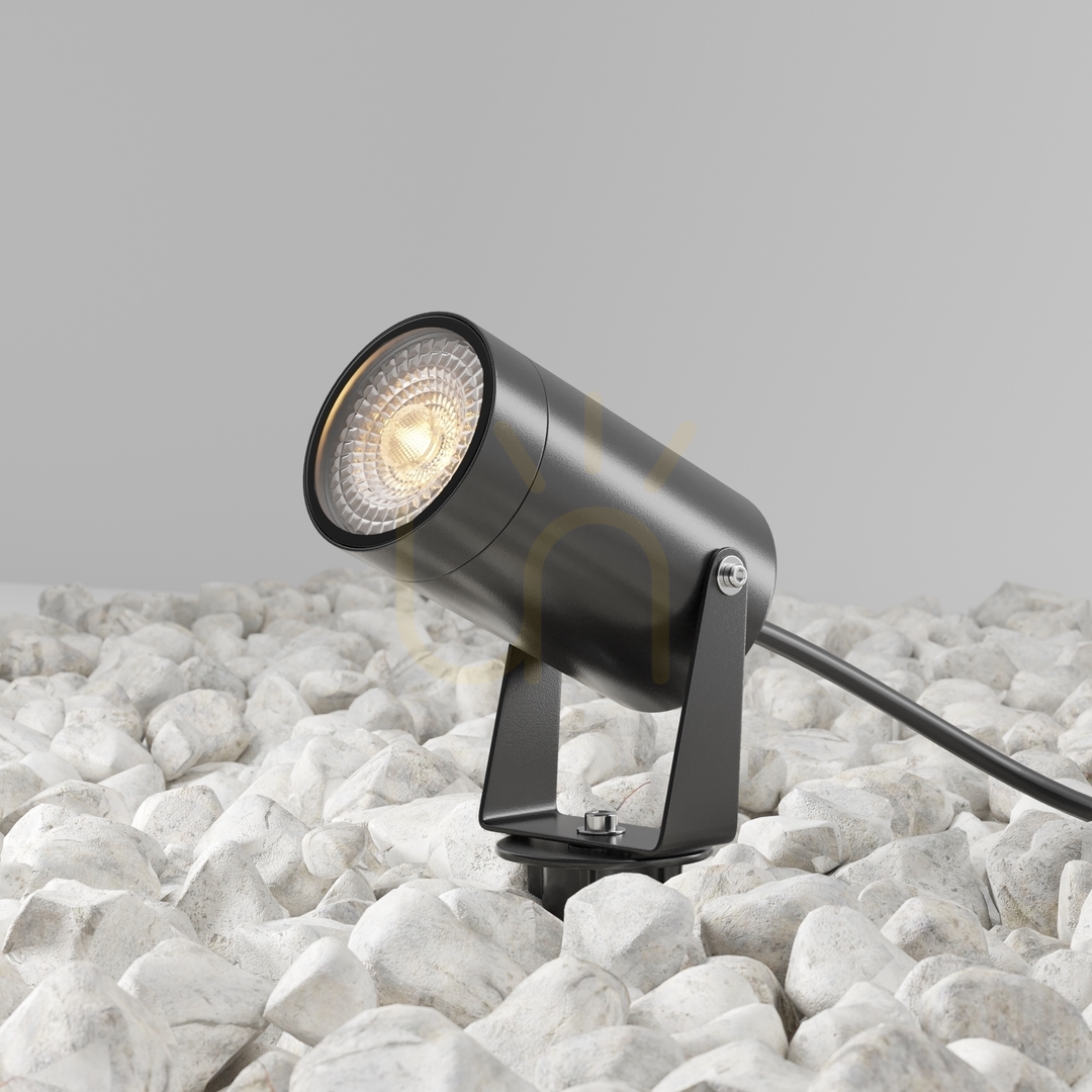 Utomhus spot light Maytoni Scope svart IP65 O025FL-01B