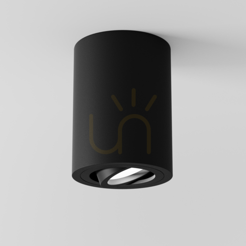 Kontrollera Maytoni Atom C016CL-01B utanpåliggande takspot, svart, 1×GU10