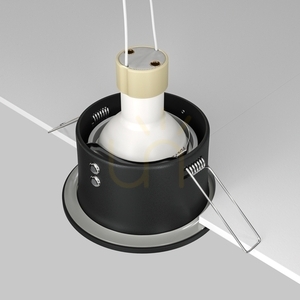 Maytoni Zoom DL032-2-01B svart infälld downlight GU10 IP65 small 5