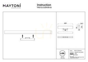 BASIS skenlampa TR012-2-20W3K-B Maytoni small 4