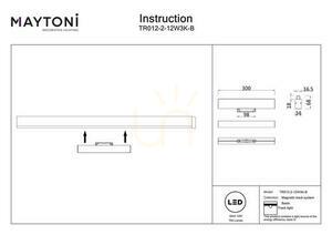 BASIS skenlampa TR012-2-12W3K-B Maytoni small 5
