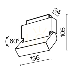 Maytoni Basis Rot S35 svart magnetisk skenarmatur 10 W 3000 K 120° TR013-2-10W3K-B small 10