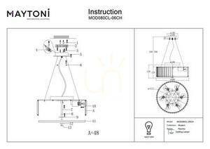 Plafond RECINTO MOD080CL-06CH Maytoni small 7
