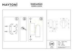 MIRAX vägglampa C038WL-L3W3K Maytoni small 6