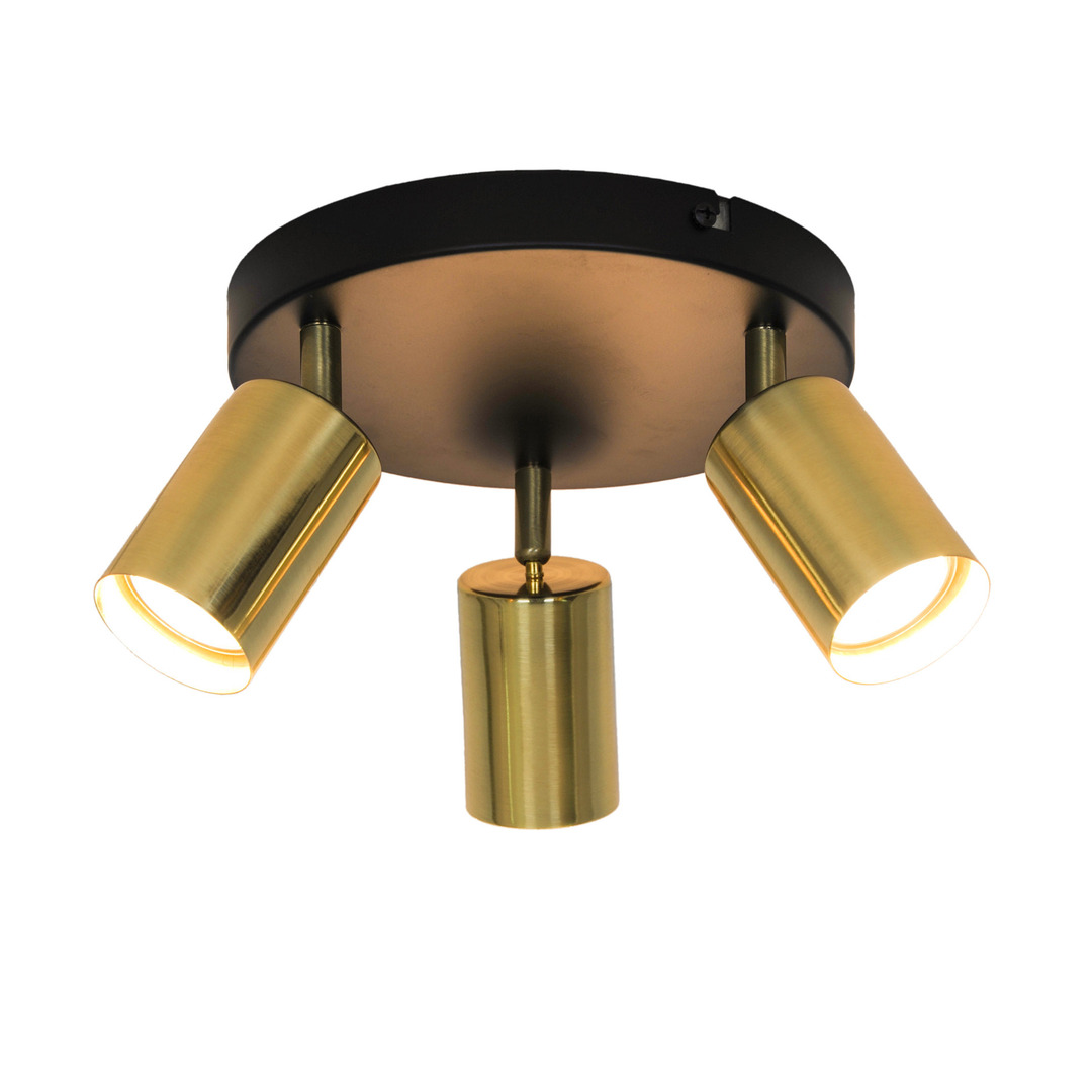 Kontrollera Gu13013 C 3 R Vila Spot Svart&Guld/Svart&Guld Gu13013 C 3 R Vila Spot Svart&Guld/Svart&Guld