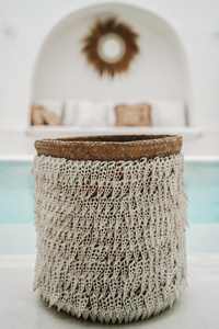 Dekorkorg BAZAR BIZAR Baskets naturlig vit pandan 34x40 cm 1 Dekorkorg BAZAR BIZAR Baskets naturlig vit pandan 34x40 cm small 1