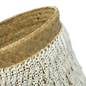 Dekorkorg BAZAR BIZAR Baskets naturlig vit pandan 34x40 cm 5 Dekorkorg BAZAR BIZAR Baskets naturlig vit pandan 34x40 cm small 5