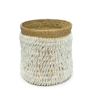 Dekorkorg BAZAR BIZAR Baskets naturlig vit pandan 34x40 cm 0 Dekorkorg BAZAR BIZAR Baskets naturlig vit pandan 34x40 cm small 0