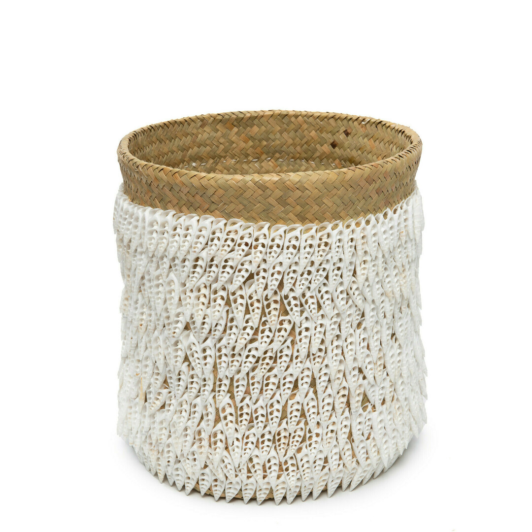Kontrollera Dekorkorg BAZAR BIZAR Baskets naturlig vit pandan 34x40 cm Dekorkorg BAZAR BIZAR Baskets naturlig vit pandan 34x40 cm