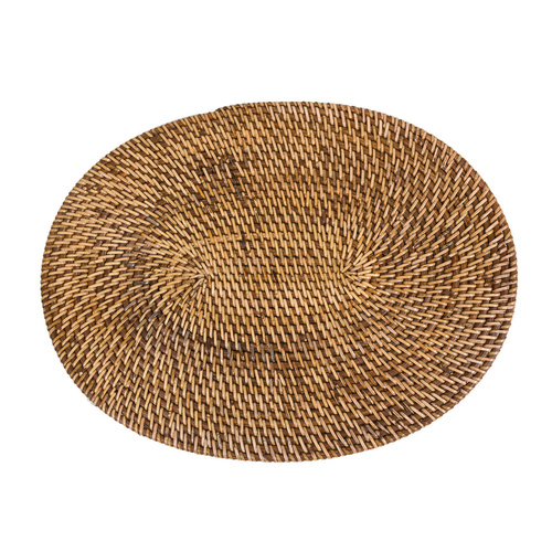 Kontrollera Colonial Oval bordstablett - naturbrun