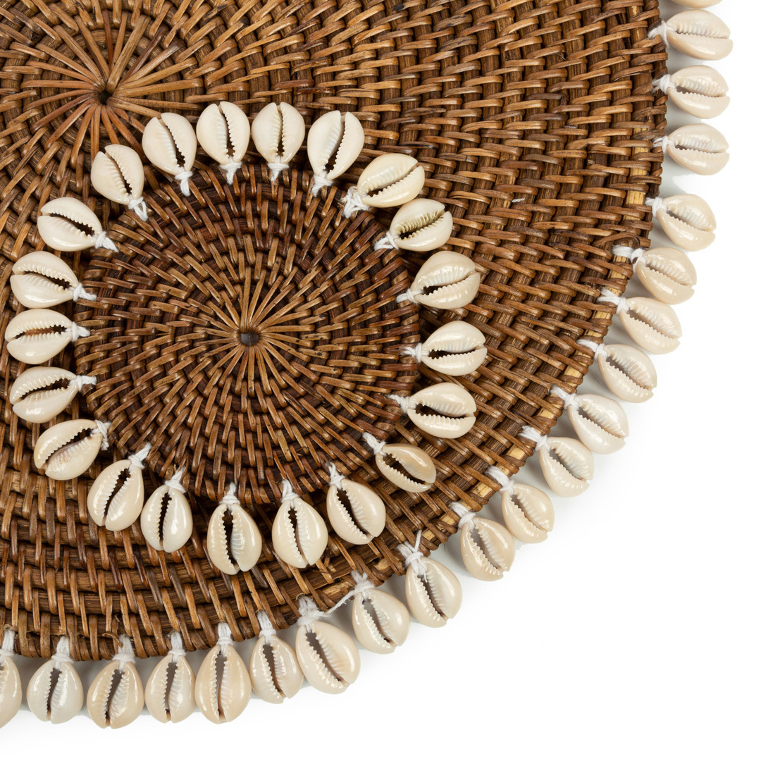 Display The Colonial Shell Placemat - Naturell Brun The Colonial Shell Placemat - Naturell Brun