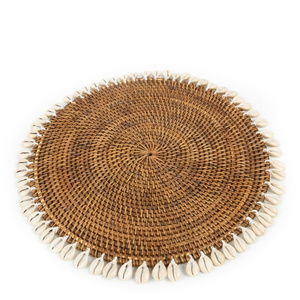 The Colonial Shell Placemat - Naturell Brun 0 The Colonial Shell Placemat - Naturell Brun small 0