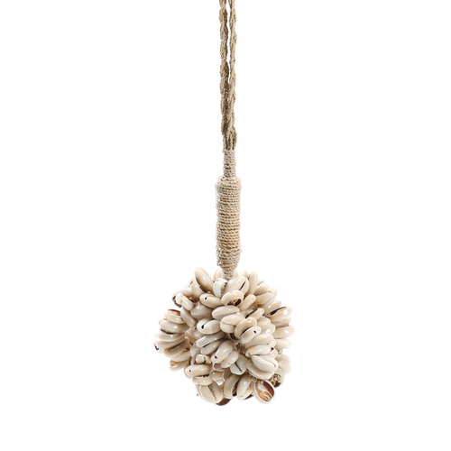 Kontrollera The Door Snäcka Cowrie tofs - naturell