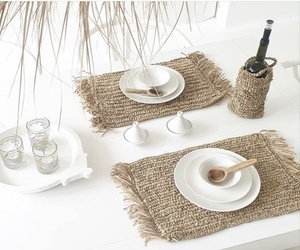 The Fringe Raffia Placemat Rektangulär - Naturell 2 The Fringe Raffia Placemat Rektangulär - Naturell small 2