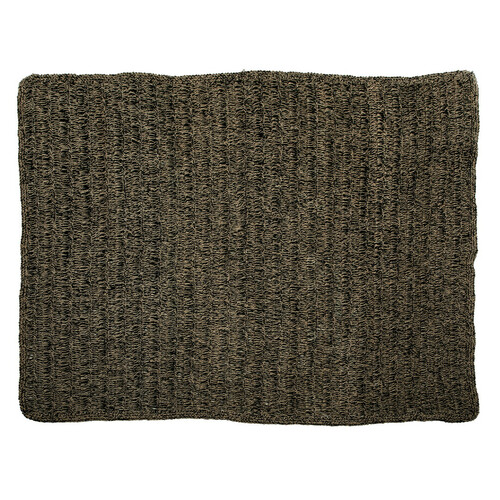 Kontrollera Naturlig sjögräsmatta - svart - 200x300
