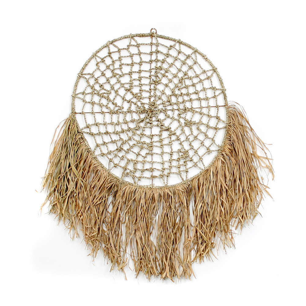 Kontrollera Drömfångare av raffia - naturell Drömfångare av raffia - naturell