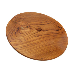 Teak Root rund tallrik - XL small 4