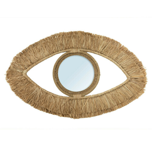 Kontrollera Raffia ögonspegel - naturlig - M