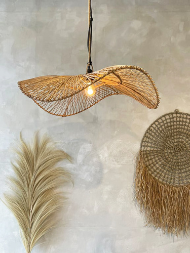 Kontrollera hattlampa - The Chapeau L, E27, rotting, boho-stil