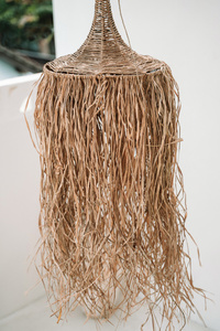 Handgjord taklampa - The Honolulu, E27, rotting, boho-stil small 2