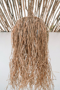 Handgjord taklampa - The Honolulu, E27, rotting, boho-stil small 3