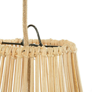 Lampskärm för taklampa The Afrodisiac M, naturrotting, E27, 30x60 cm small 2