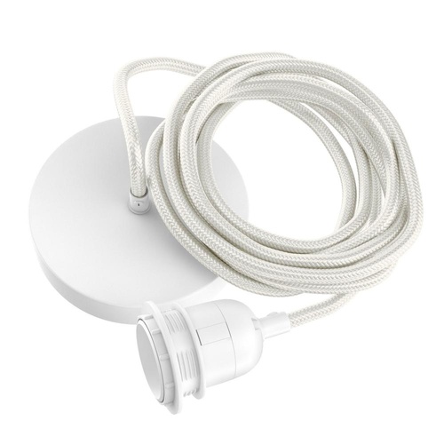 Kontrollera Pendant Light BAZAR BIZAR Black Cotton Cable Fittings 250cm