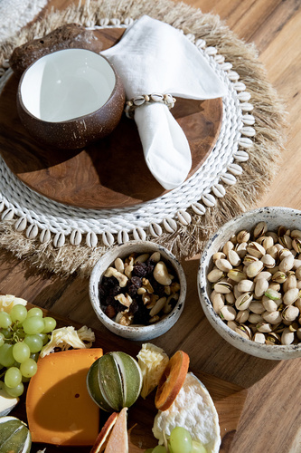 Kontrollera Matskål från Coco - naturvit
