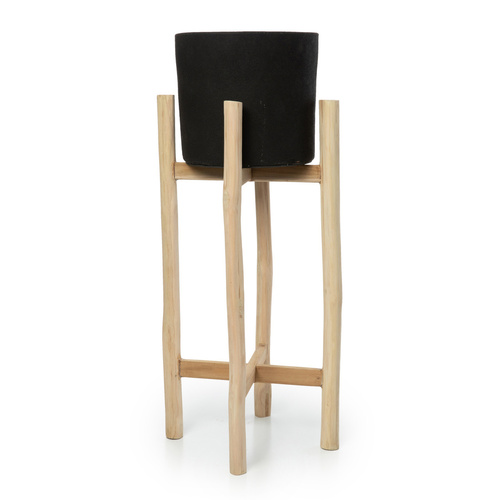 Kontrollera BOHO Charcoal High - Black Natural - L Blomsterrabatt.