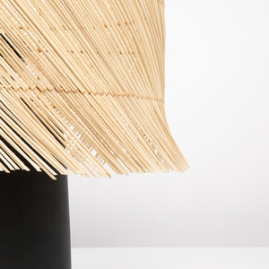 Bordslampa - The Rattan Svart, E27, boho small 1